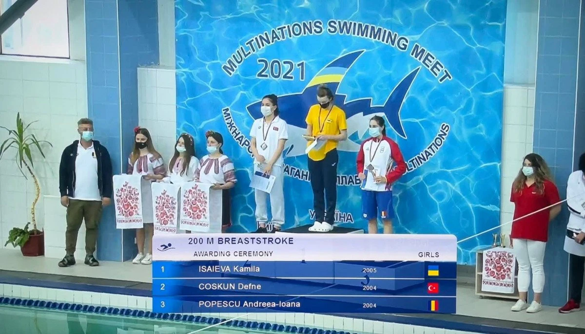 Andreea Popescu, dublu medaliată cu bronz la Multinations Swimming Meet