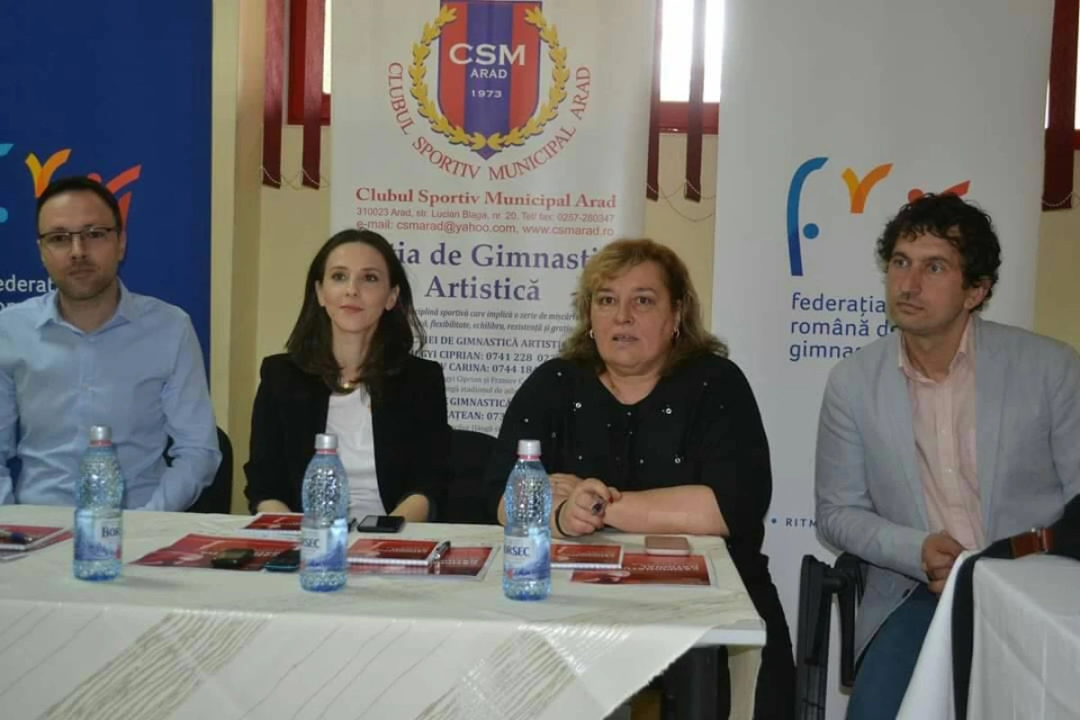 Andreea Răducan: „Am regăsit la Arad iniţiativă şi deschidere pentru gimnastică!” (FOTO)