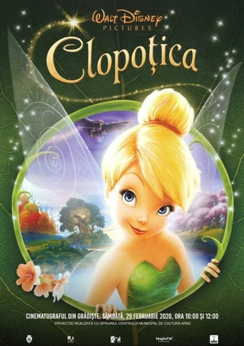 Animația „Clopoțica“, la cinematograful din Grădiște