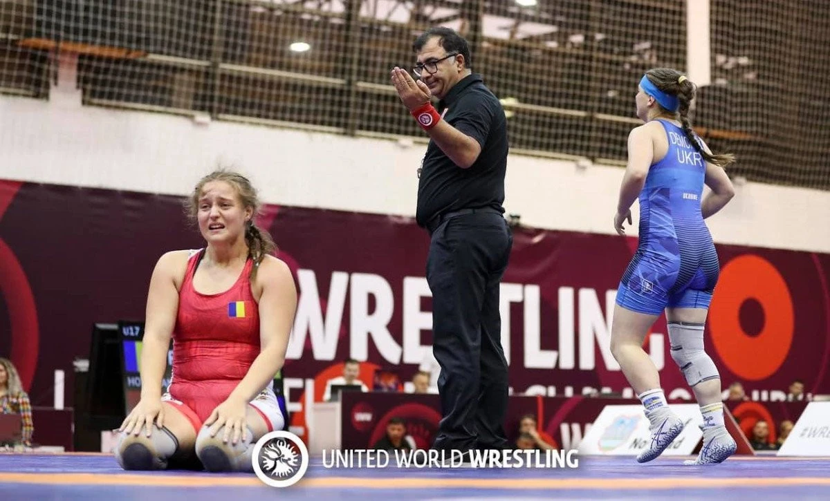 Anna Maria Hotăran a luat locul 5 la Europenele de lupte, categoria sub 17 ani