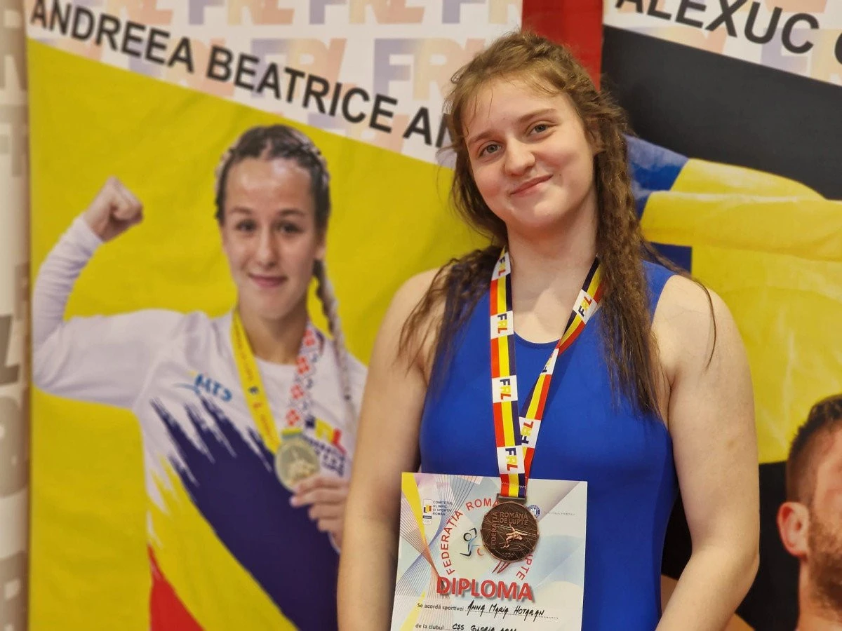 Anna Maria Hotăran, medalie de aur pe salteaua de lupte la un concurs în Serbia