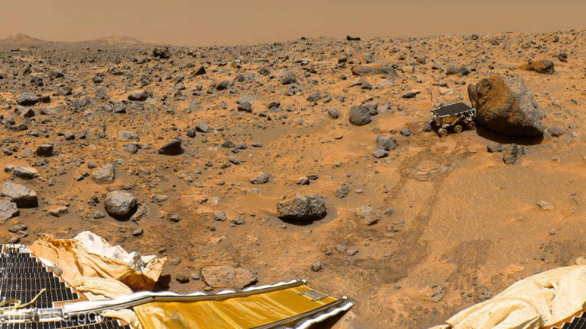 Anumite forme de relief de pe Marte, modelate de erupții de noroi ejectate din subsolul planetei