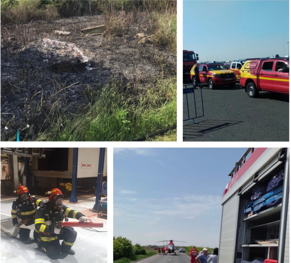 Aproape 130 de misiuni ale pompierilor arădeni, în cinci zile