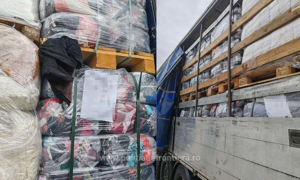Aproximativ 30  tone deșeuri oprite la intrarea în țară