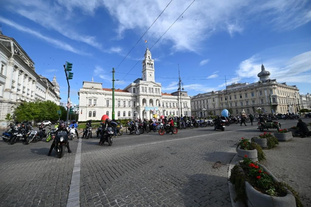 Arad: Marş al motocicliştilor pentru susţinerea campaniei de vaccinare anti-COVID-19