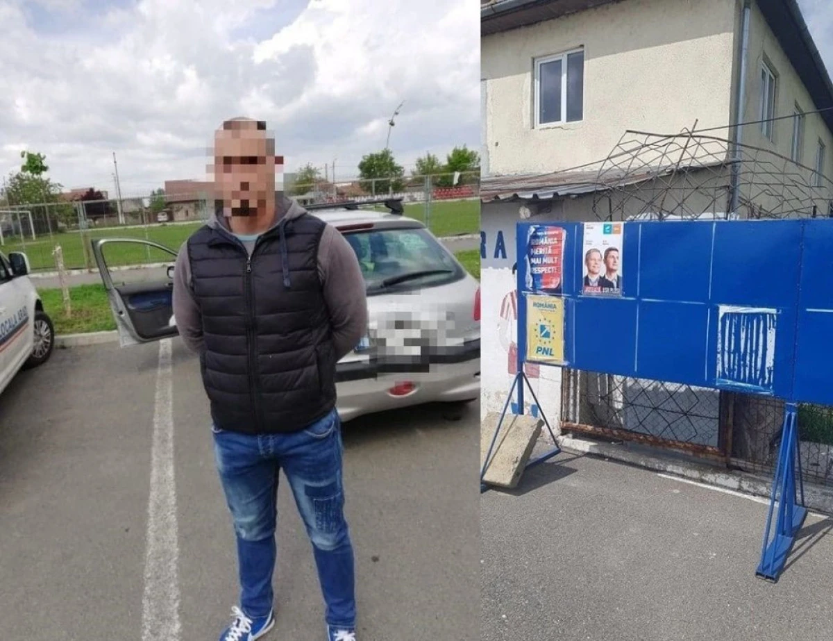 Arădean de 31 de ani, amendat pentru distrugerea unor afișe electorale
