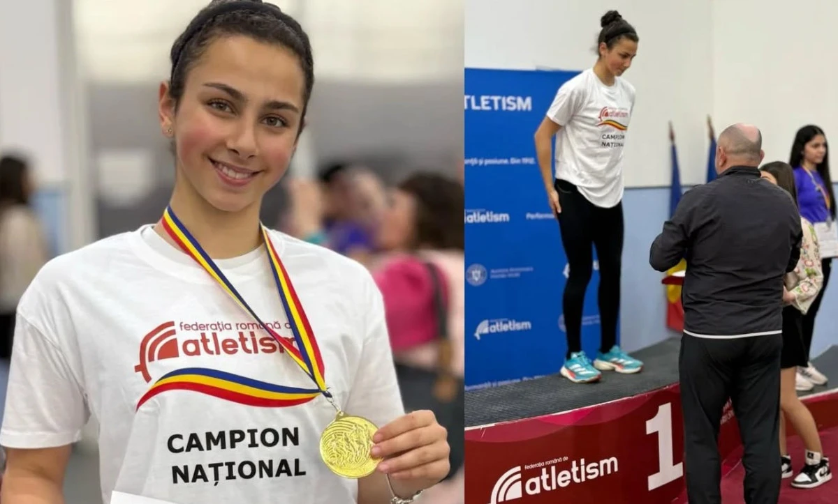 Arădeanca Denise Bejan este campioană națională la pentathlon și la categoria sub 18 ani!
