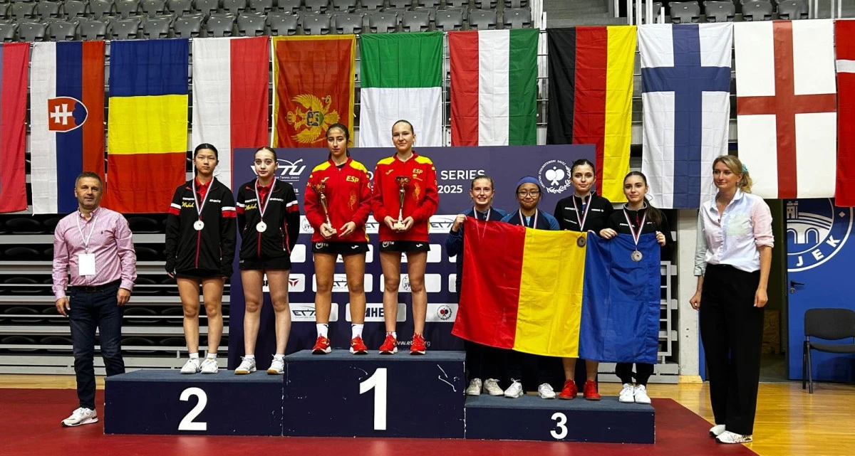 Arădeanca Maya Madar este dublu medaliată cu bronz la Openul de tenis de masă al Croației (FOTO)