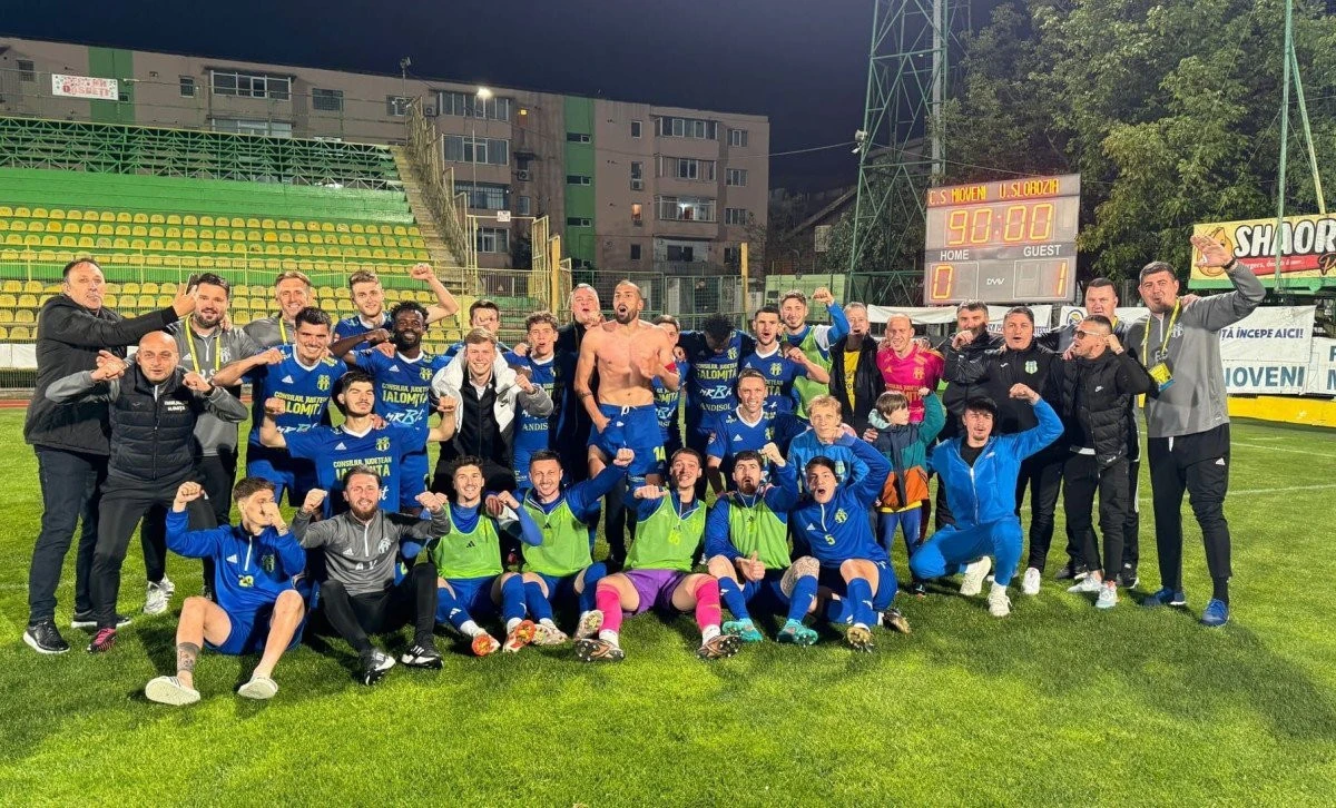Arădeanul Florin Purece a marcat pentru promovarea istorică în elită a Sloboziei