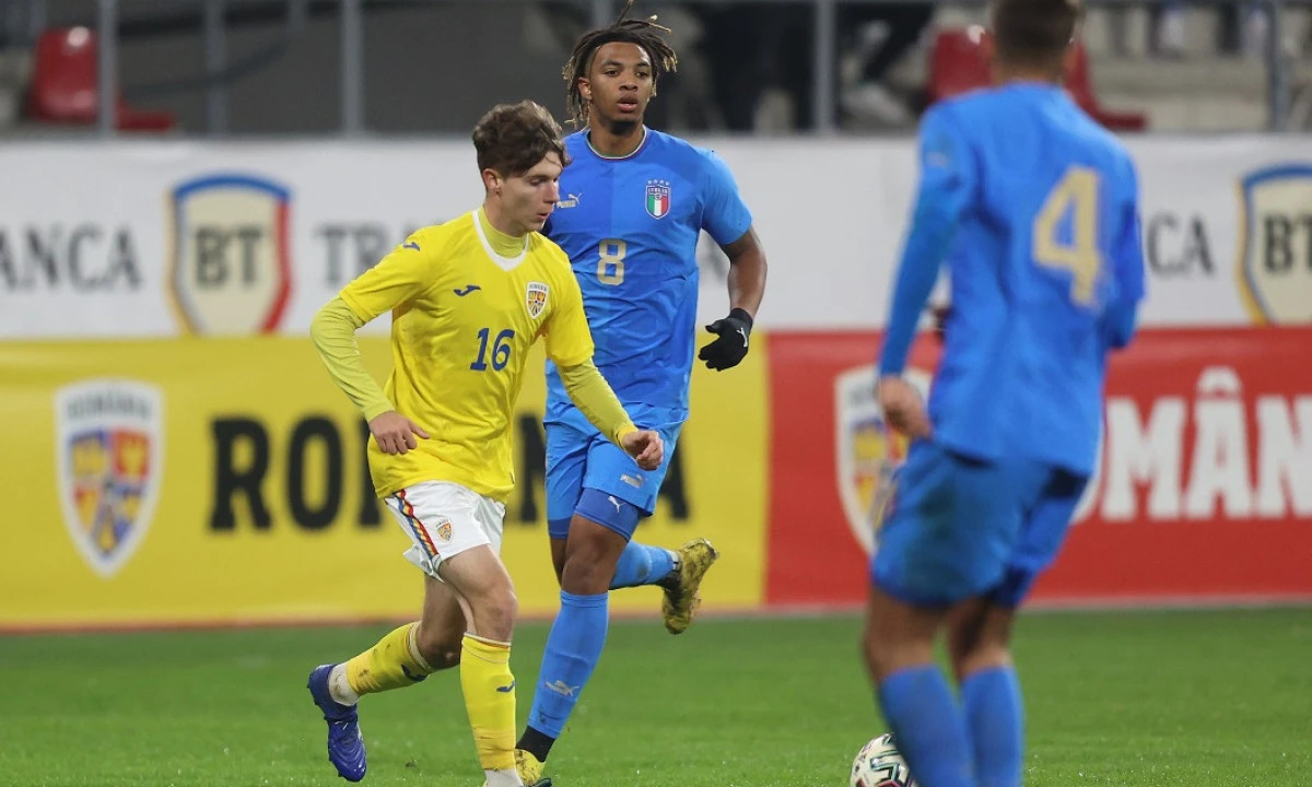 Arădeanul Rareș Pop a fost titular în egalul spectaculos al naționalei U20