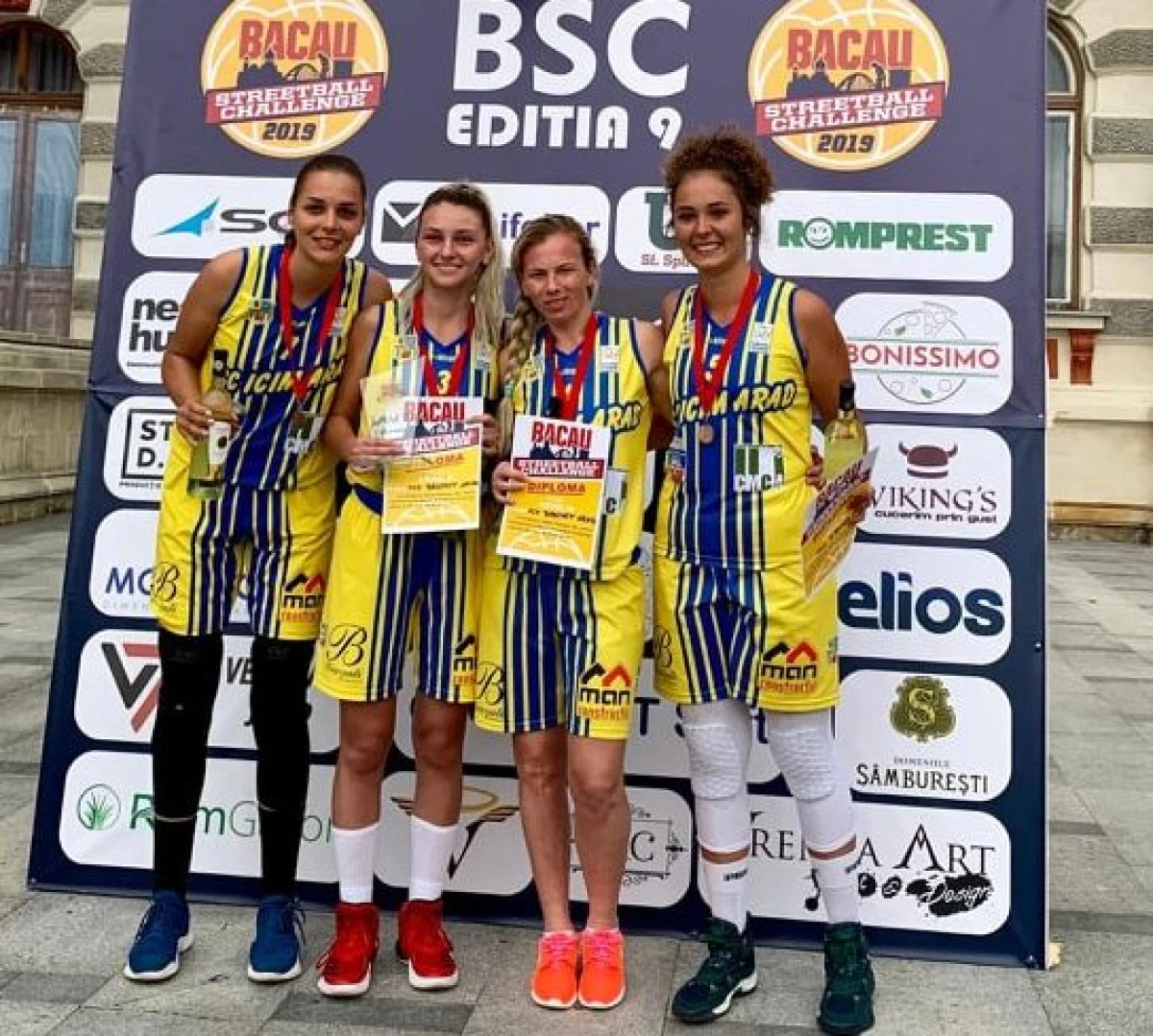 Arădencele urcă din nou pe podium, în baschetul 3x3
