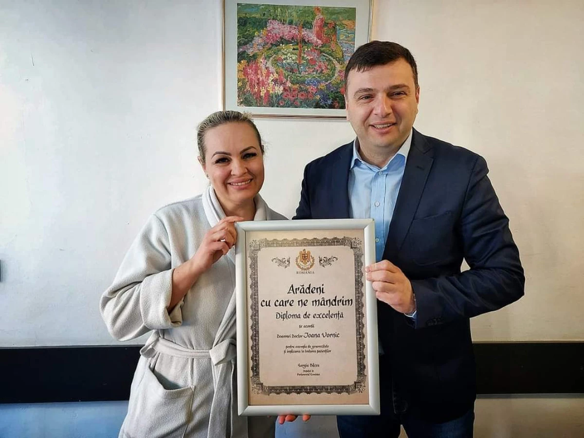 „Arădeni cu care ne mândrim” pentru dr. Vornic, cea care a modernizat un salon al Spitalului Matern