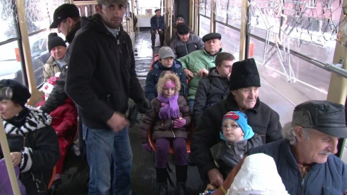 Arădenii îngheață în tramvaie, pe ruta Arad - Ghioroc