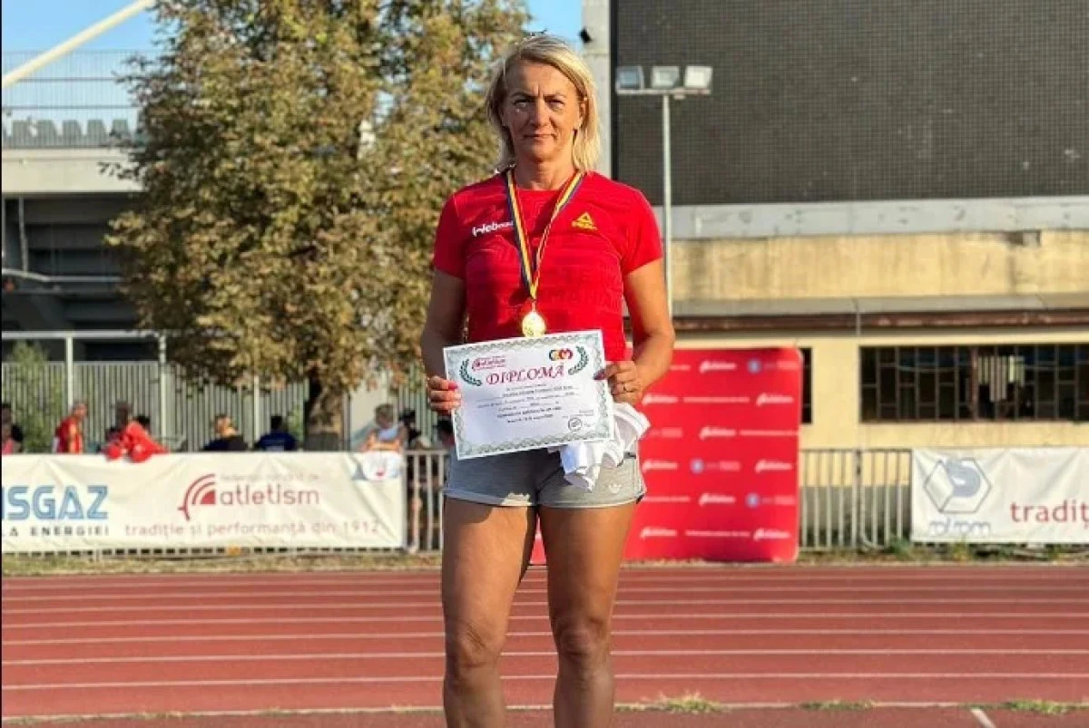 Arădenii Olimpia Ancateu și Daniel Vesa sunt campioni naționali la atletism masters