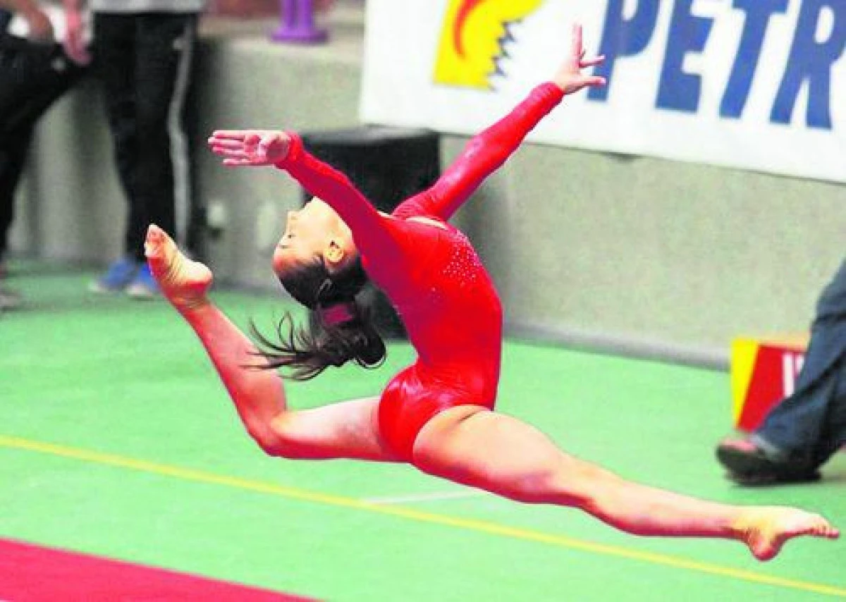 Aradul e reprezentat la Naţionalele de gimnastică