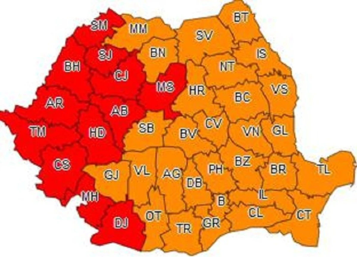 Aradul intră sub COD ROȘU de caniculă