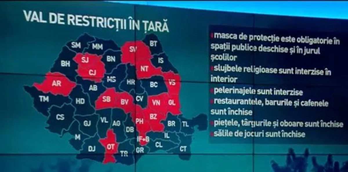 Aradul, printre județele care impun măsuri asemănătoare celor din stare de urgență