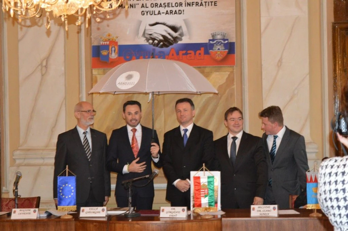 ARADUL SI GYULA AU MARCAT 21 DE ANI DE COOPERARE TRANSFRONTALIERA