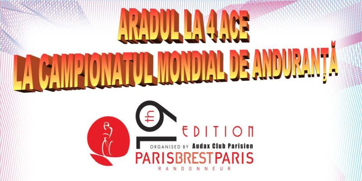 Aradul va fi reprezentat la Campionatul Mondial de Ciclism de Anduranţă Paris – Brest - Paris