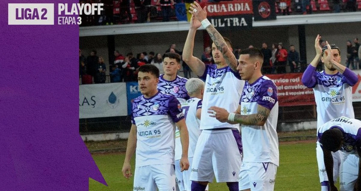 Argeșul păstrează avansul față de Reșița, în lupta pentru promovarea în SuperLiga