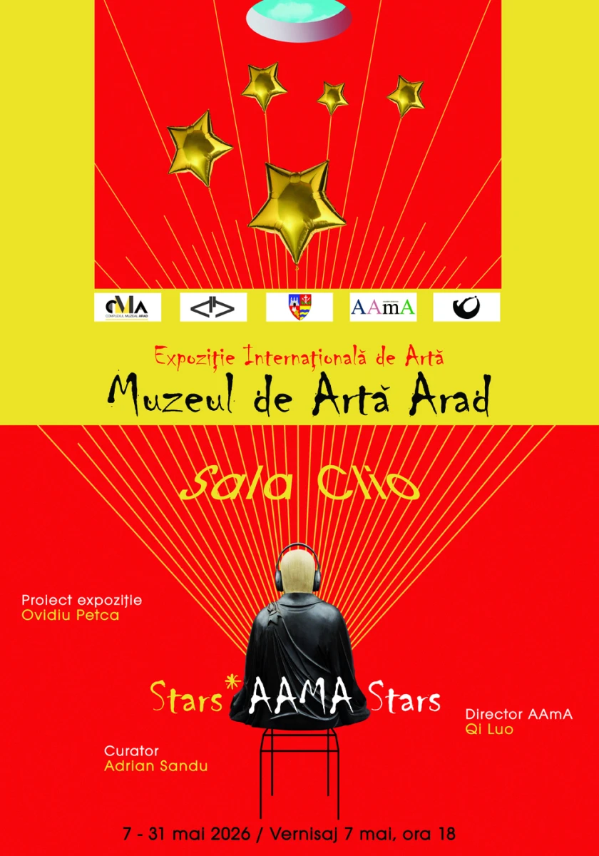 Arta internațională cucerește Aradul: 42 de artiști din toată lumea expun la „Sala Clio” a Muzeului de Artă
