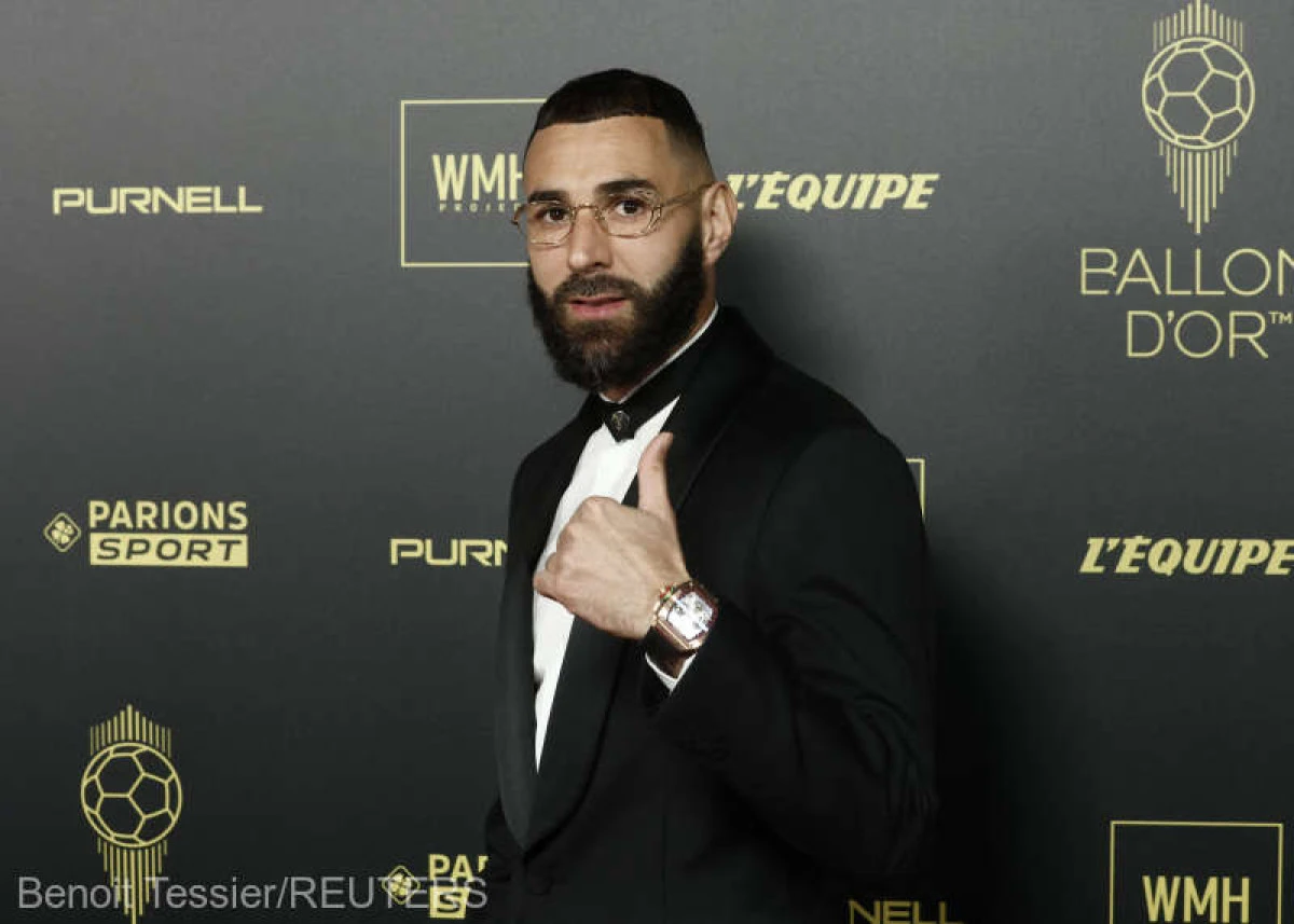 Atacantul francez Karim Benzema a câștigat Balonul de Aur!