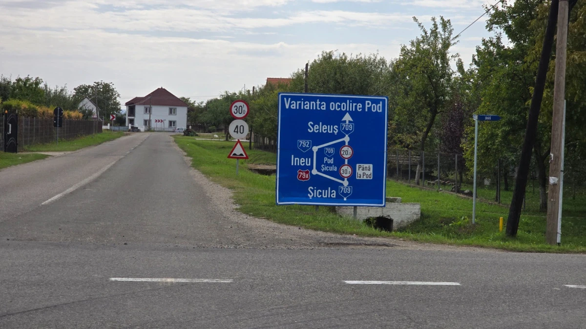 Atenție, șoferi! Circulație deviată pe Seleuș-Șicula
