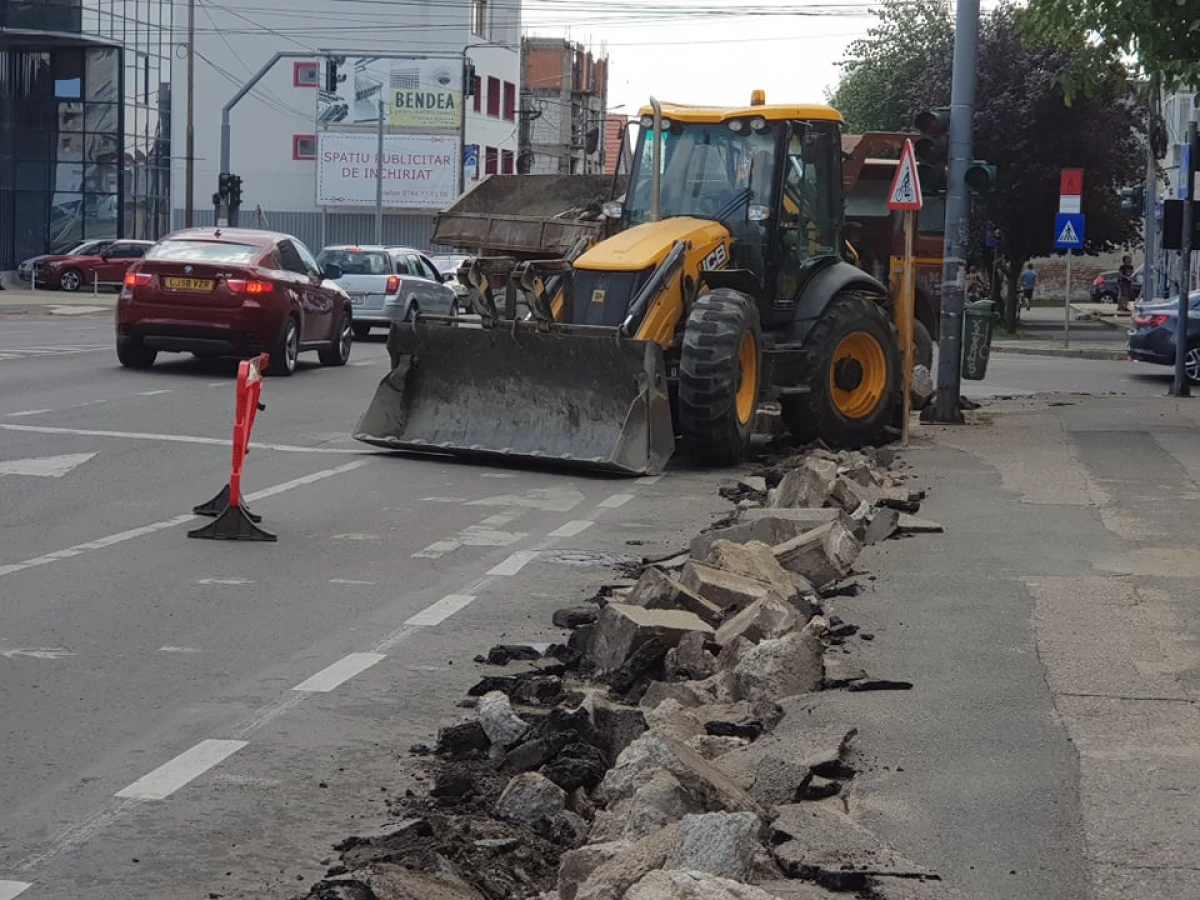 Atenție, șoferi! Mai multe străzi din municipiu sunt în lucru