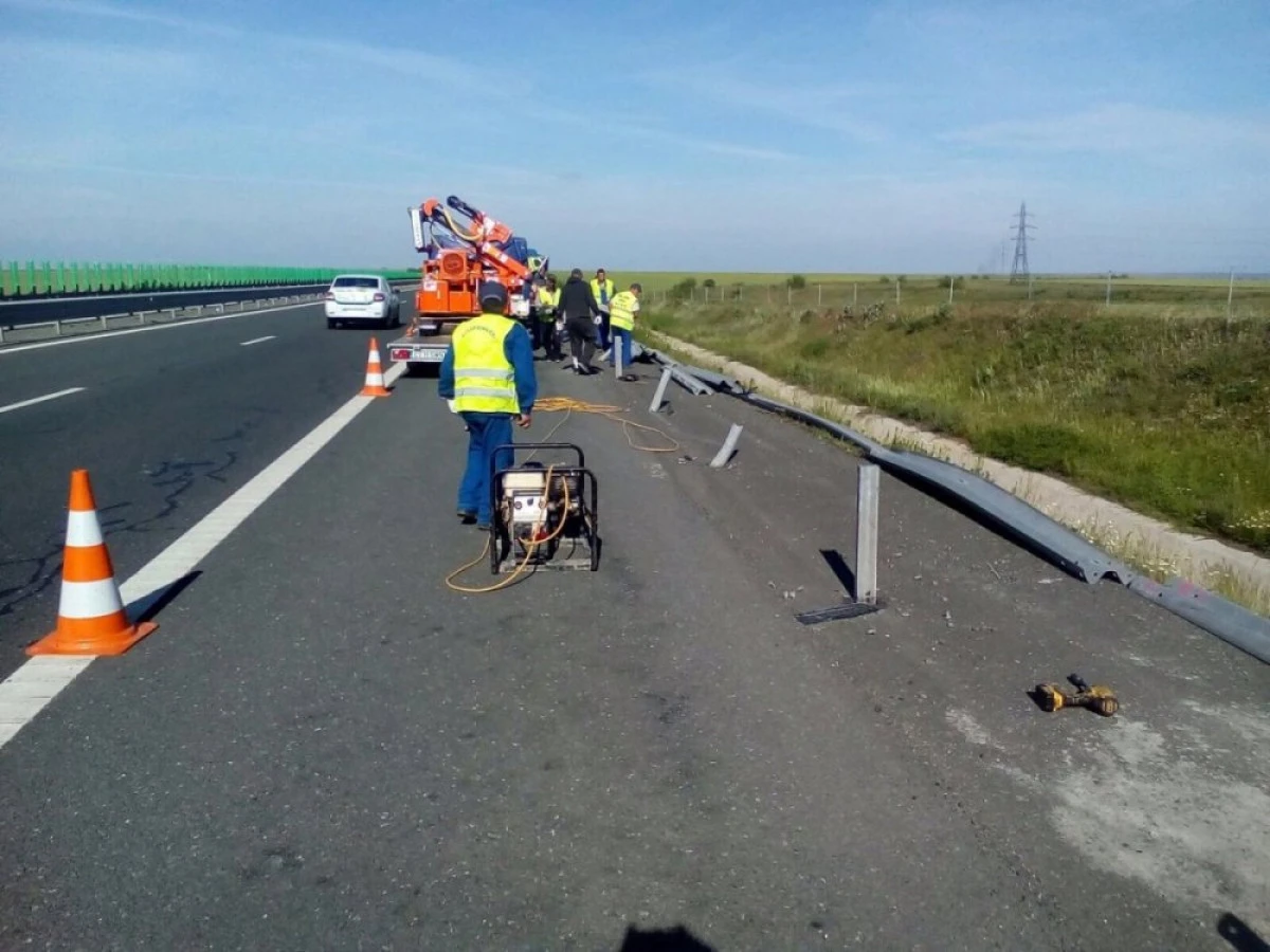Atenție, șoferi! Se lucrează pe autostrada Arad - Nădlac