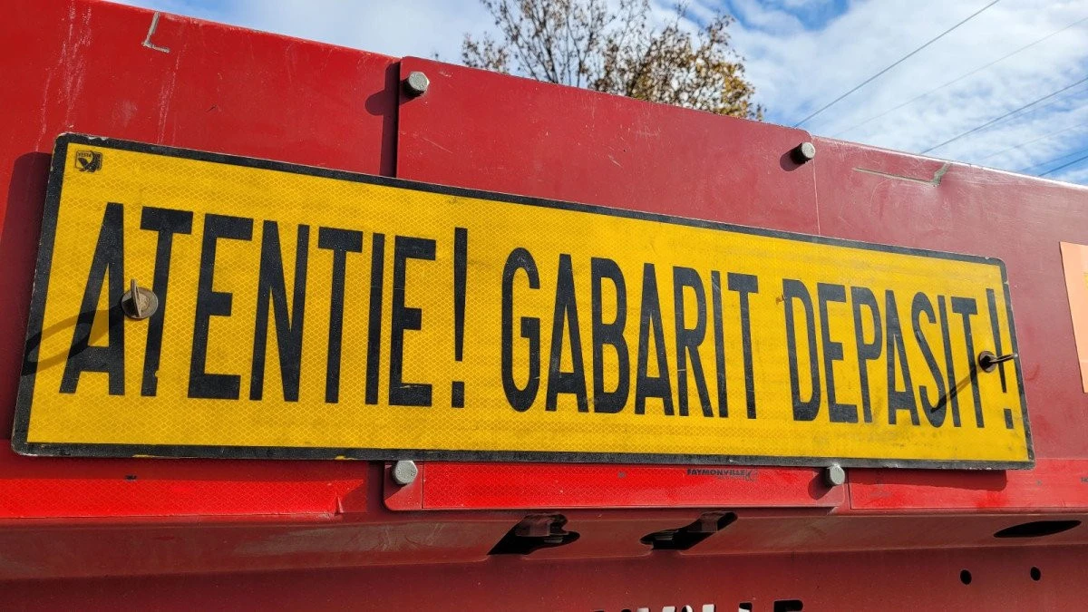 Atenție, șoferi! Transport agabaritic pe autostrada Nădlac-Timișoara