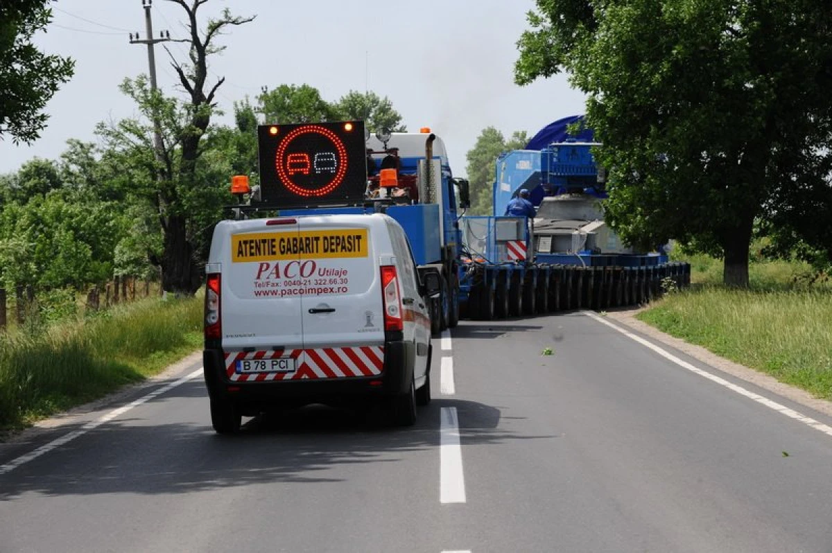 Atenție, șoferi! Un transport agabaritic va trece prin Arad