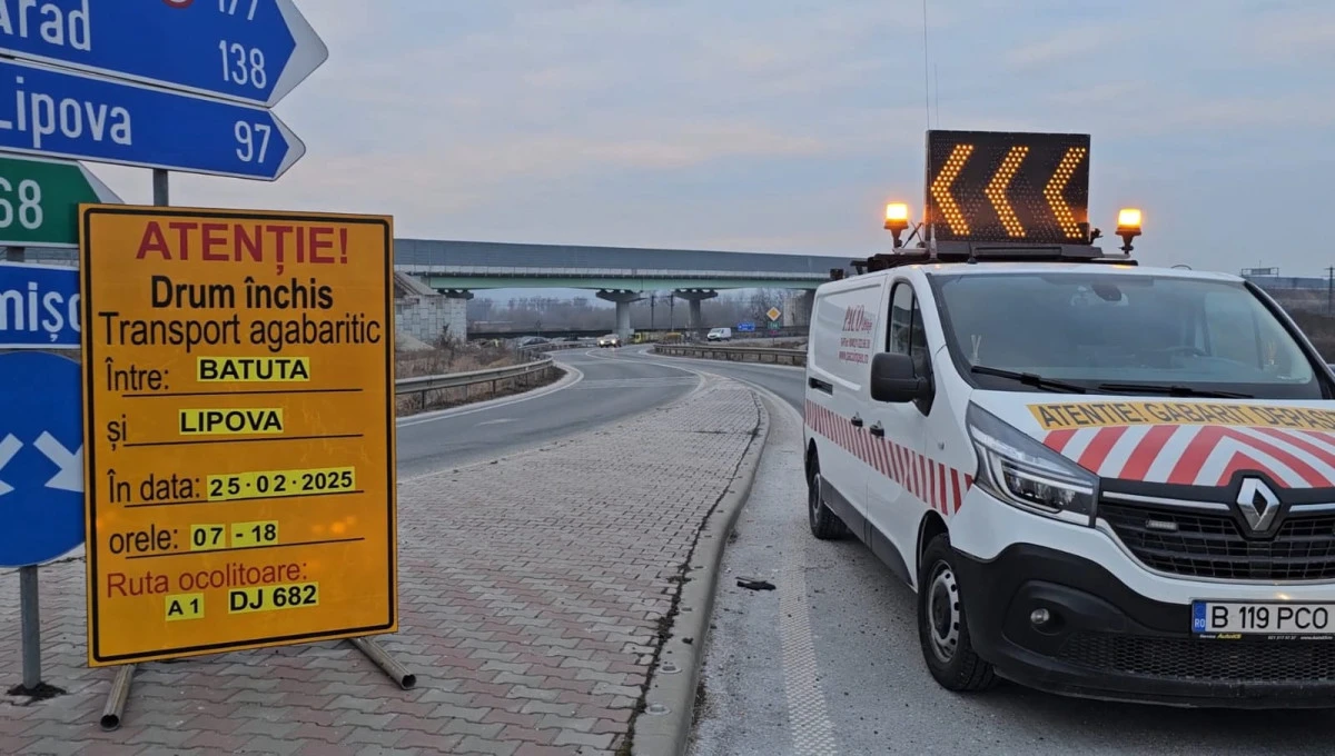 Atenție, șoferi! Valea Mureșului se închide, din cauza unui convoi agabaritic
