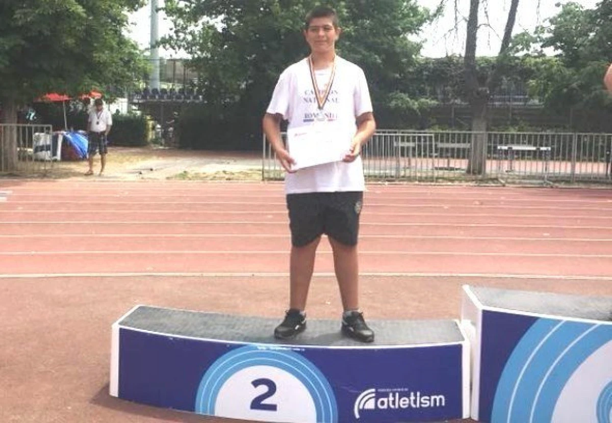 Atlet arădean, dublu medaliat la Naţionalele copiilor