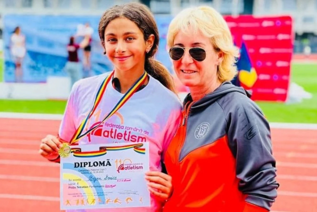 Atleta de la CSU Arad, Denise Bejan este campioană naţională la tetratlon! (FOTO)