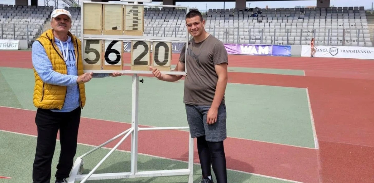 Atletul arădean Mihai Motorca a obţinut baremul pentru Europeanul cadeţilor!