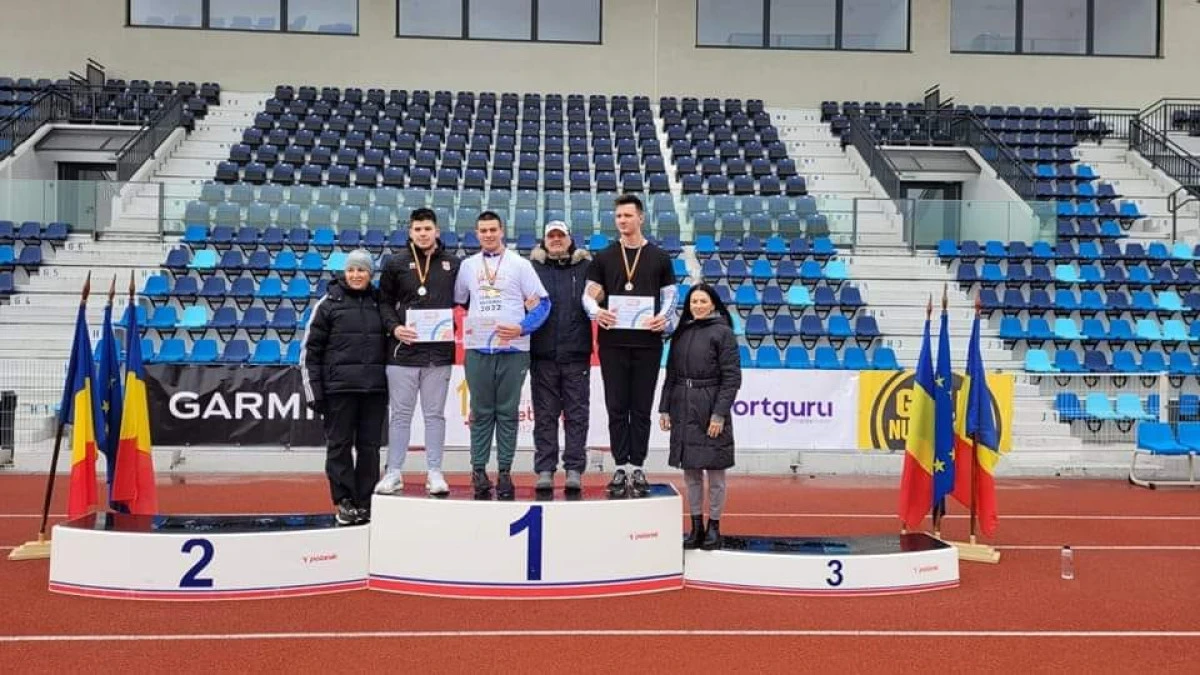 Atletul arădean Mihai Motorca, titlu naţional şi record personal în proba de disc a juniorilor!