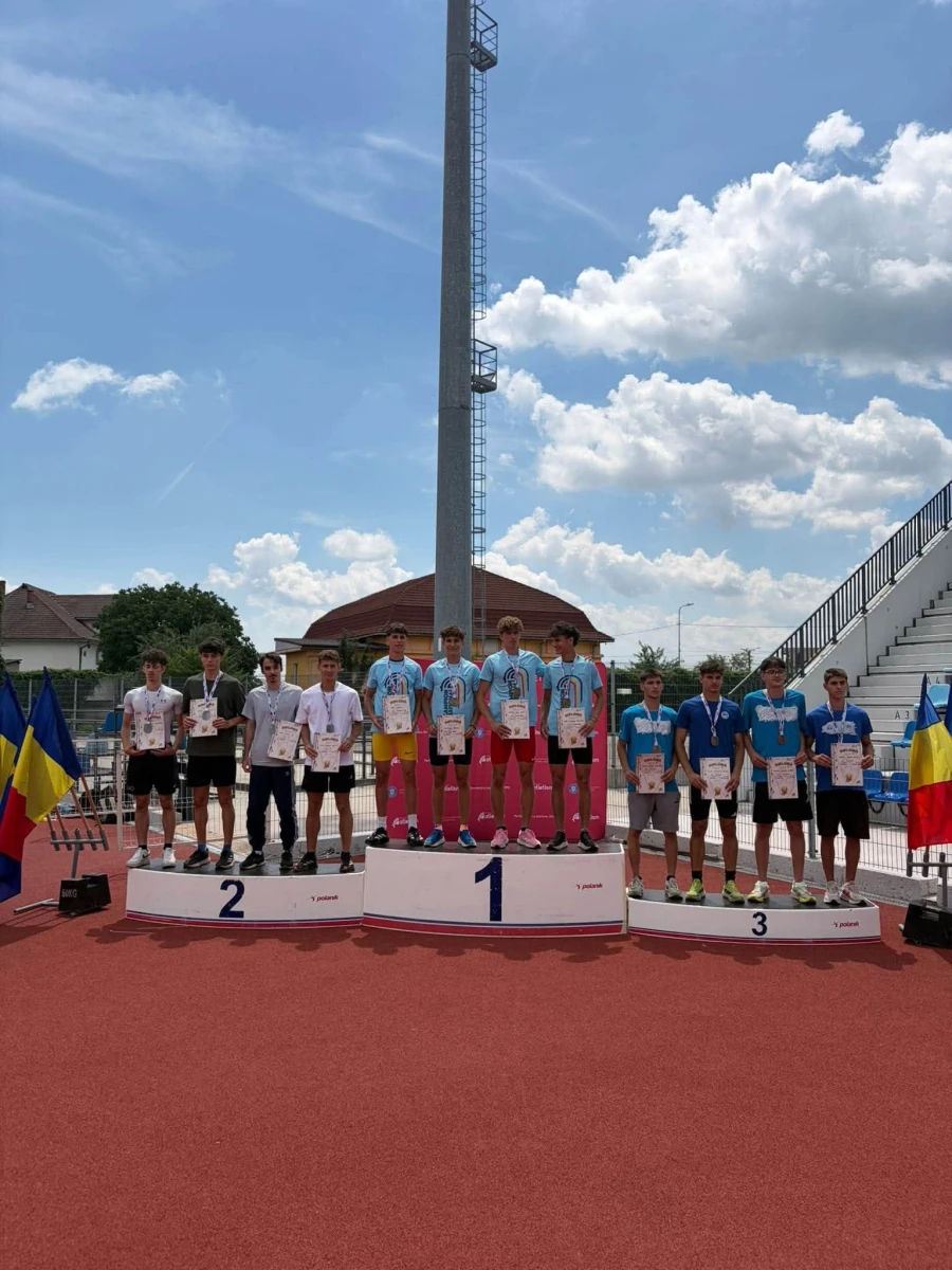 Aur după 30 de ani pentru ștafeta CSS Gloria Arad! Atleții arădeni au cucerit medalii de toate culorile la Naționalele U20