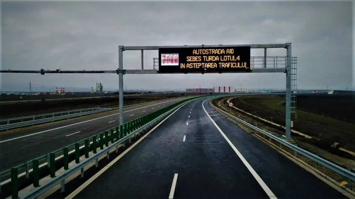 Autostrada Aiud - Turda a fost deschisă circulației