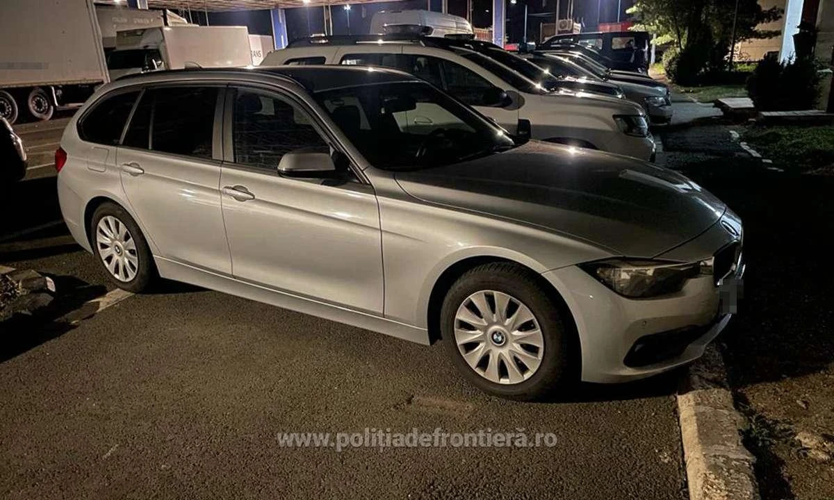 Autoturism căutat de autoritățile din Germania, descoperit în PTF Nădlac