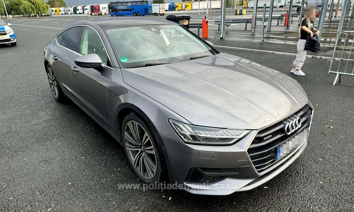 Autoturism căutat de autoritățile din Germania, descoperit în PTF Nădlac II