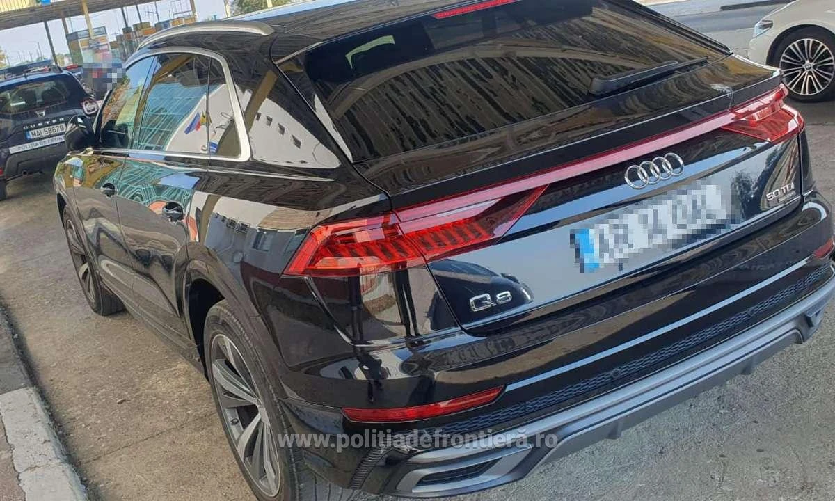 Autoturism în valoare de 40.000 euro, căutat de autoritățile din Italia, depistat la PTF Turnu