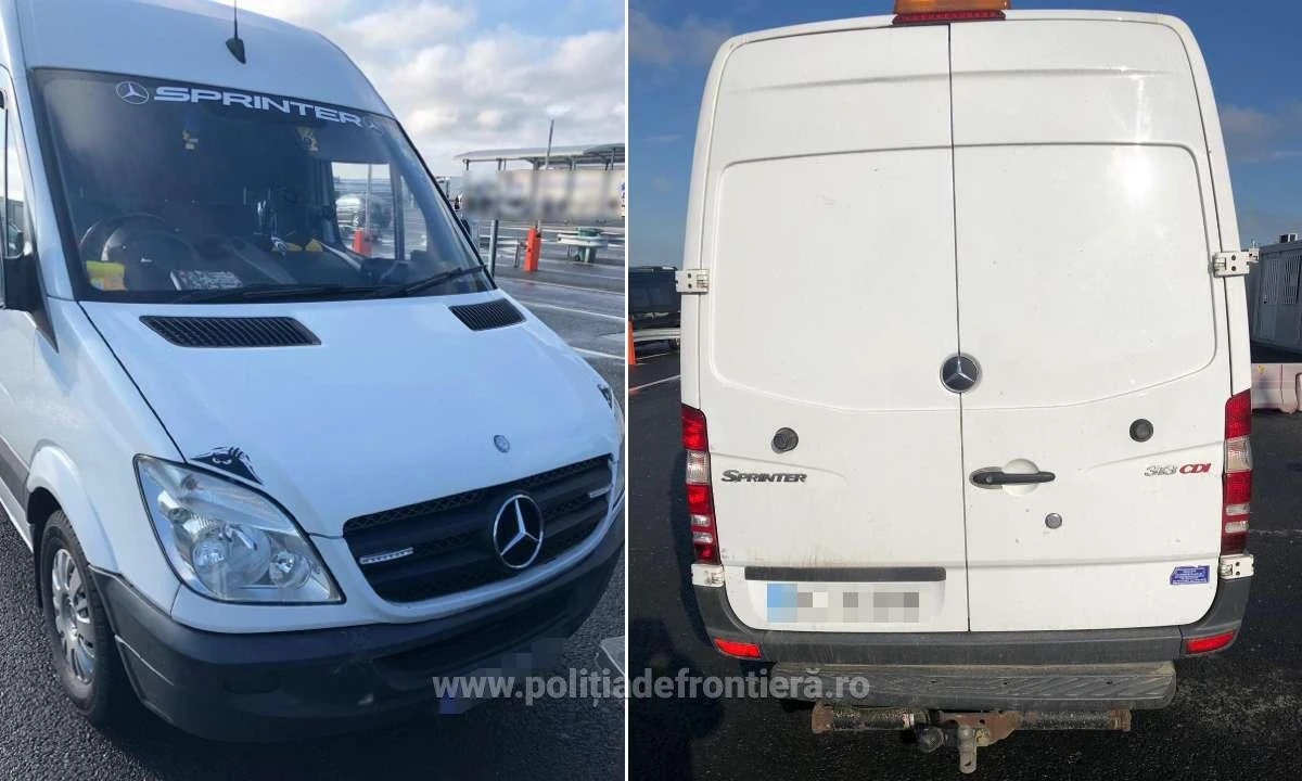 Autoutilitară căutată de autorităţile din Marea Britanie, descoperită de poliţiştii de frontieră de la P.T.F. Nădlac II