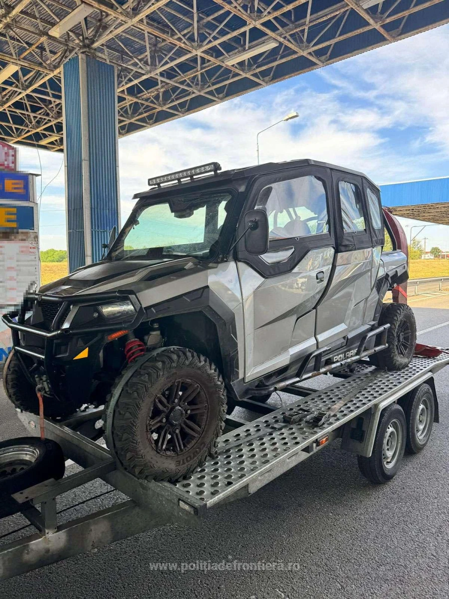 Autovehicul tip ,,Buggy”, căutat de autoritățile din Belgia, descoperit de polițiștii de frontieră de la Nădlac