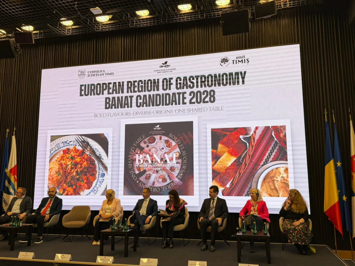Banat 2028 a câștigat titlul de Regiune Gastronomică Europeană cu județele Timiș, Arad și Caraș-Severin