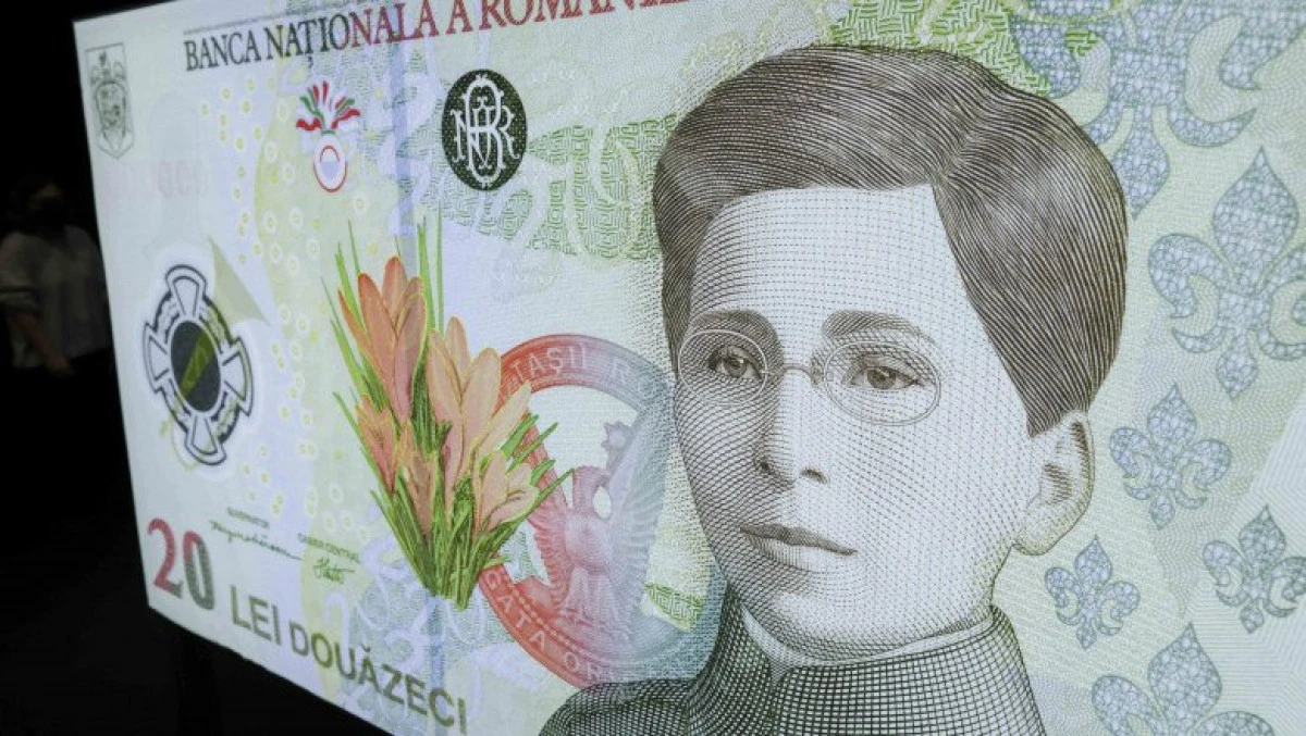 Bancnota de 20 de lei intră în circulație începând de astăzi