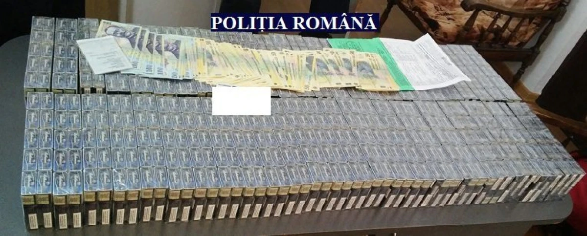 Bărbat din Pîncota, prins cu peste 10.000 de țigarete de contrabandă