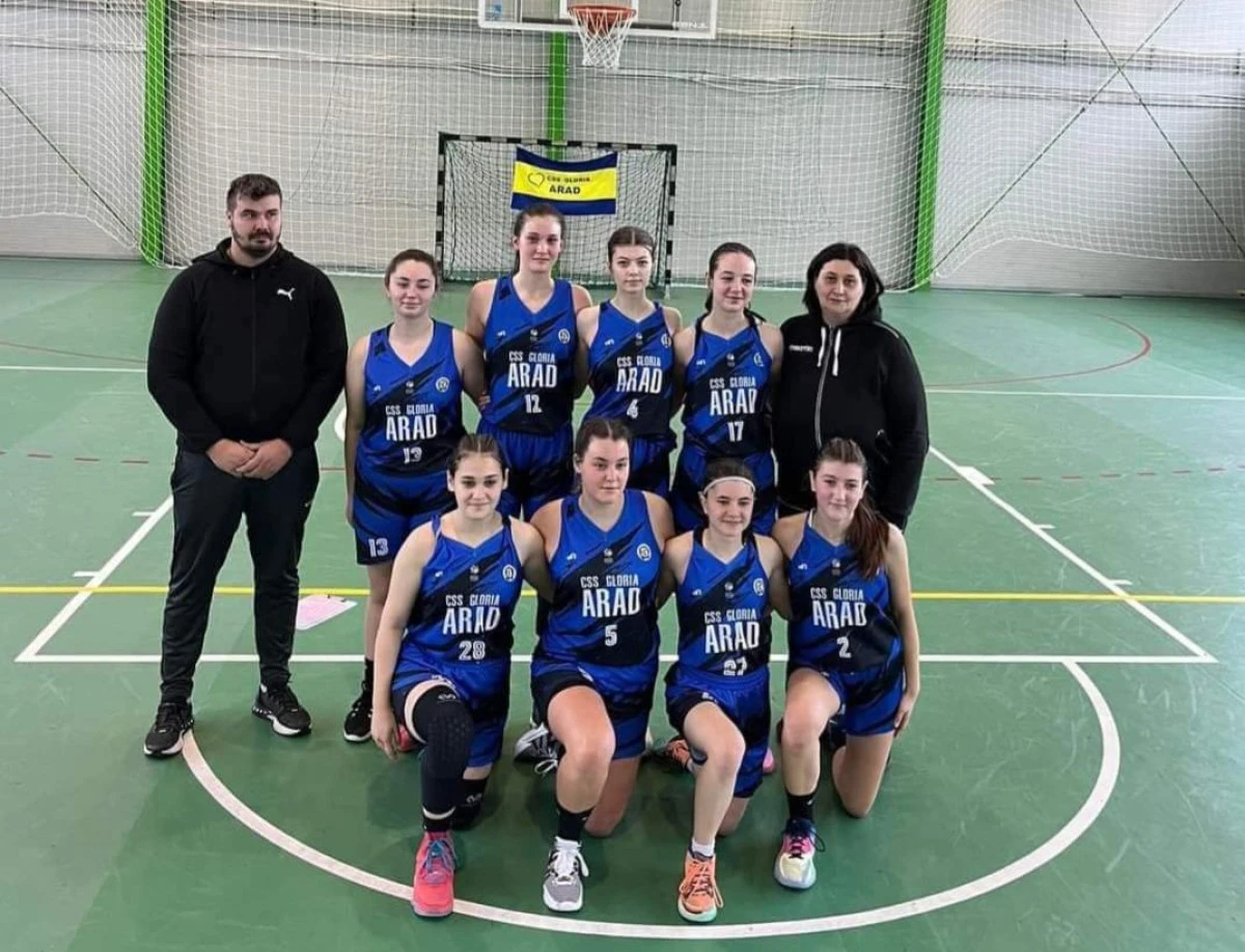 Baschetbalistele Gloriei Arad joacă la turneu final național U18