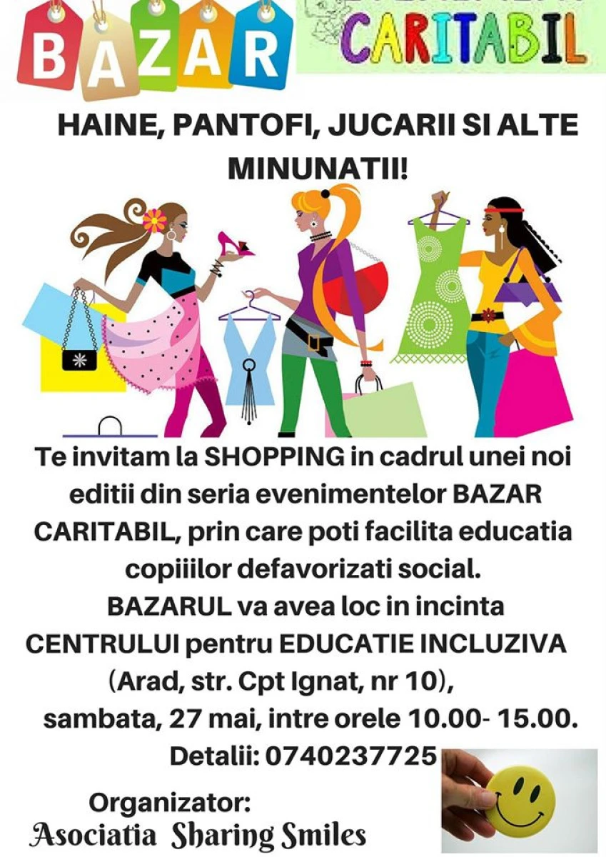 Bazar caritabil pentru copii