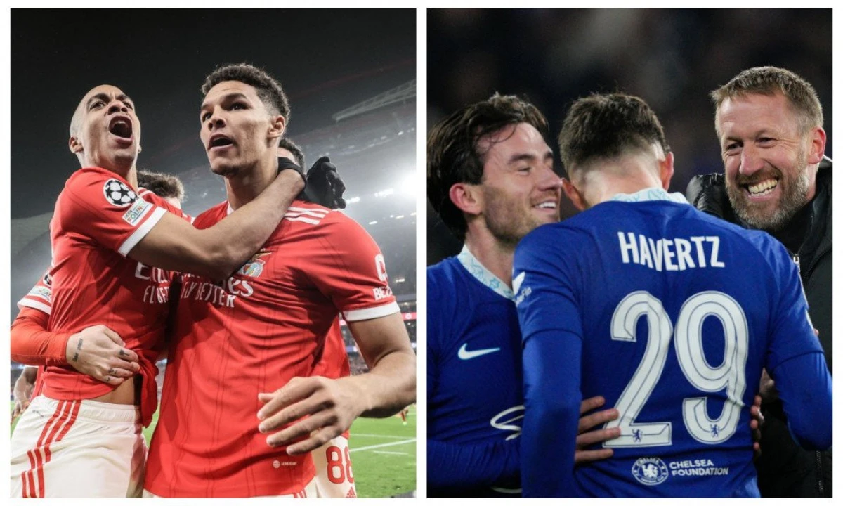 Benfica și Chelsea, primele sfertfinaliste din Liga Campionilor! Bayern și PSG dau bătălia finală