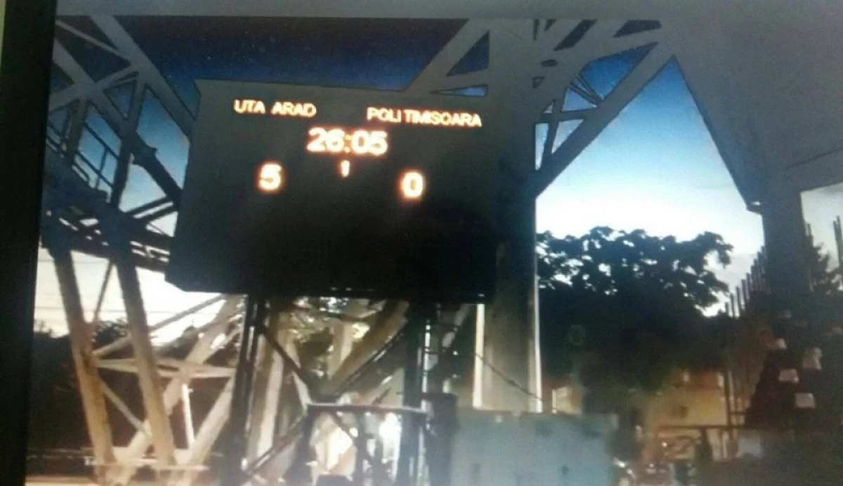 Bibarţ se laudă cu „televizoarele” de pe noul stadion! Două mini-tabele completează tabloul unui proiect penibil